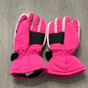 Pink gloves